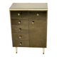 Commode italienne en verre miroir vintage 1960