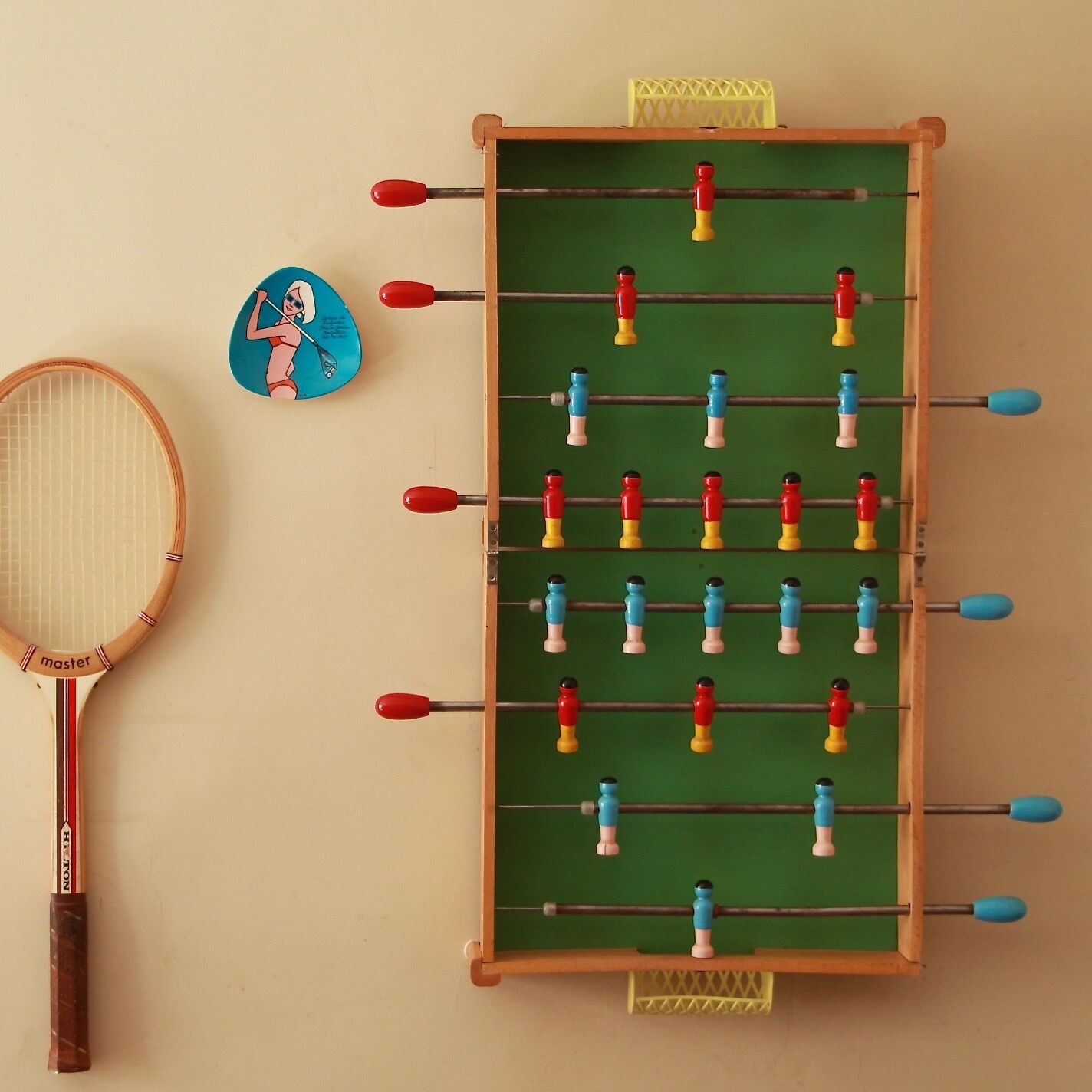 Vintage baby football folding