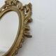 Small baroque mirror in gilded resin, made in Italy, 1970