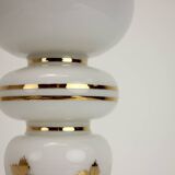 Lampe de table vintage en verre, années 1980, Allemagne