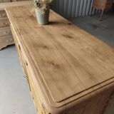 Large Louis XV style solid wood buffet, restored