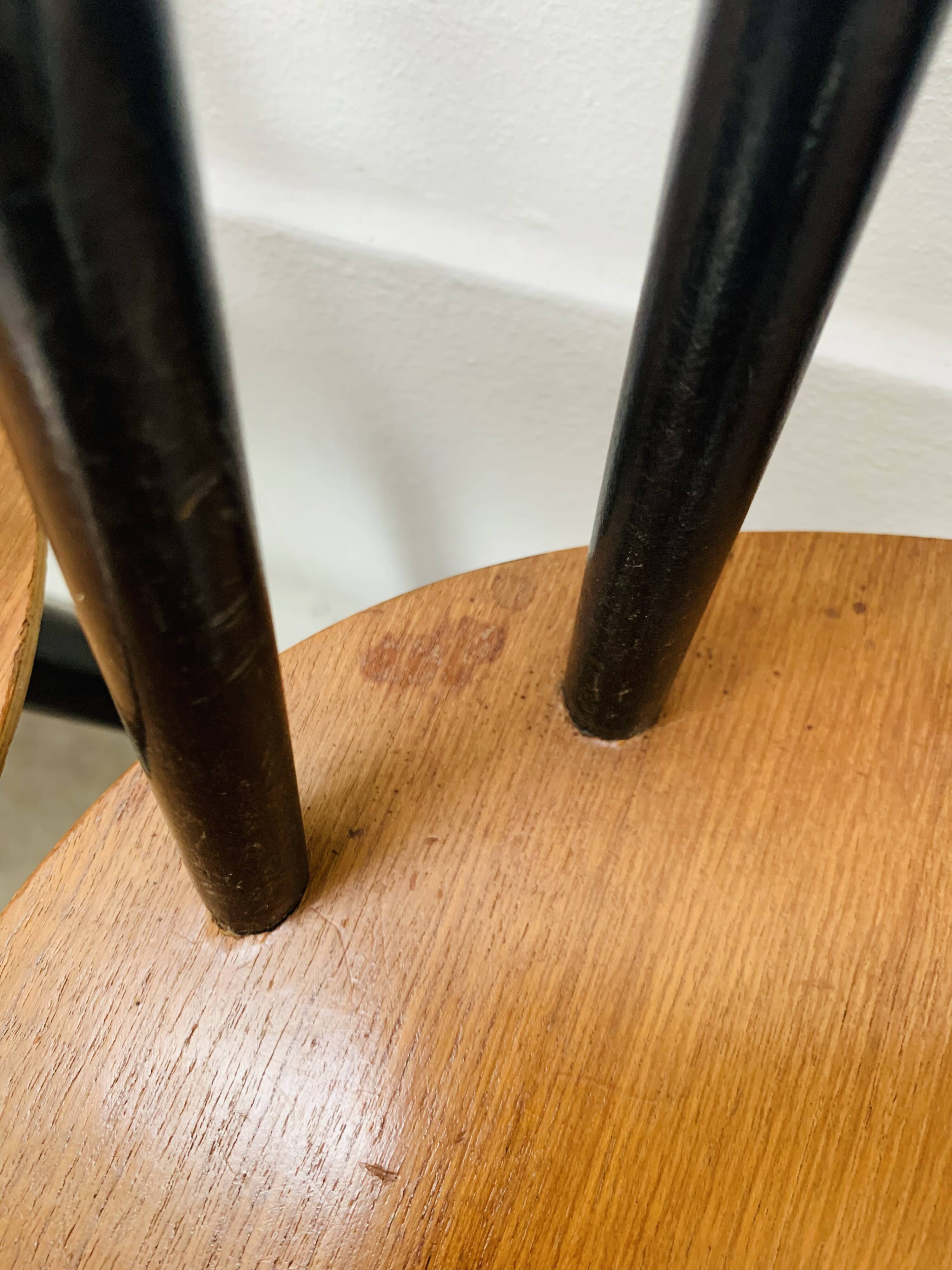 6 Fanett chairs by Ilmari Tapiovaara, Scandinavian, 1960s