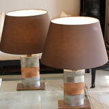 Pair of Murano lamps