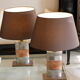 Pair of Murano lamps