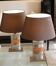 Paire de lampes Murano