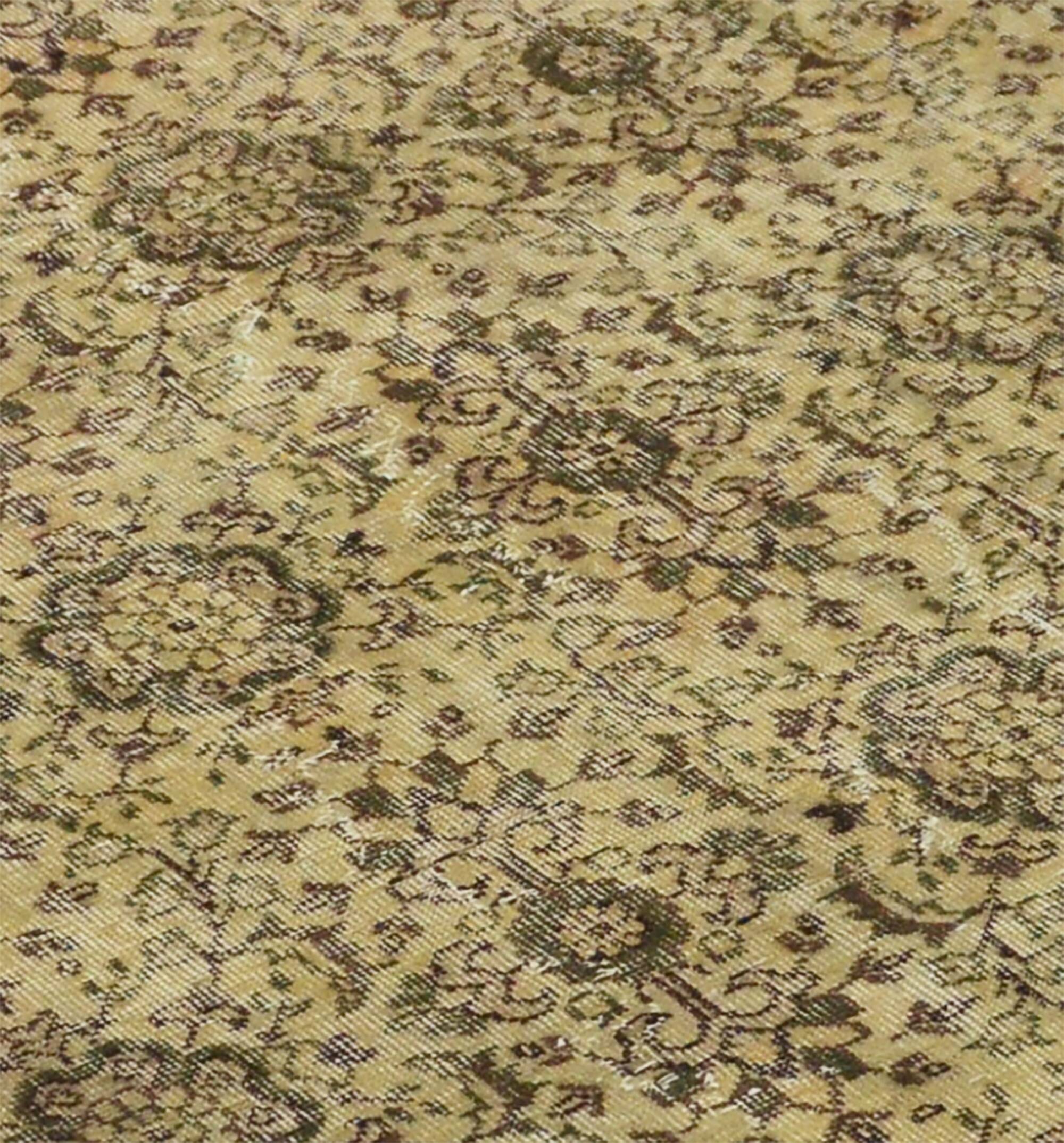 Turkish Anatolian Handmade Vintage Rug 200 cm x 121 cm