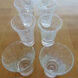 8 glasses of organic whisky