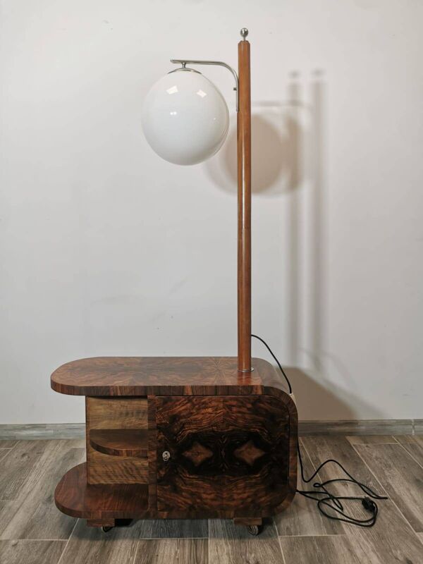 Lampadaire Art Déco par Jindrich Halabala