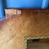 Table coiffeuse de style Napoléon III marquetée
