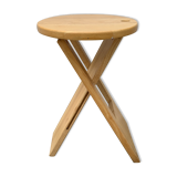 Wooden folding stool, model Suzy by Adrian Reed, 1980