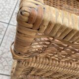 Vintage rattan chiffonier