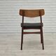 1970s, set of 4 Danish dining chairs by Findahl Møbelfabrik, teak wood.