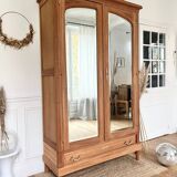 Fully restored mahogany wardrobe