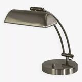 Articulated desk lamp in chrome metal