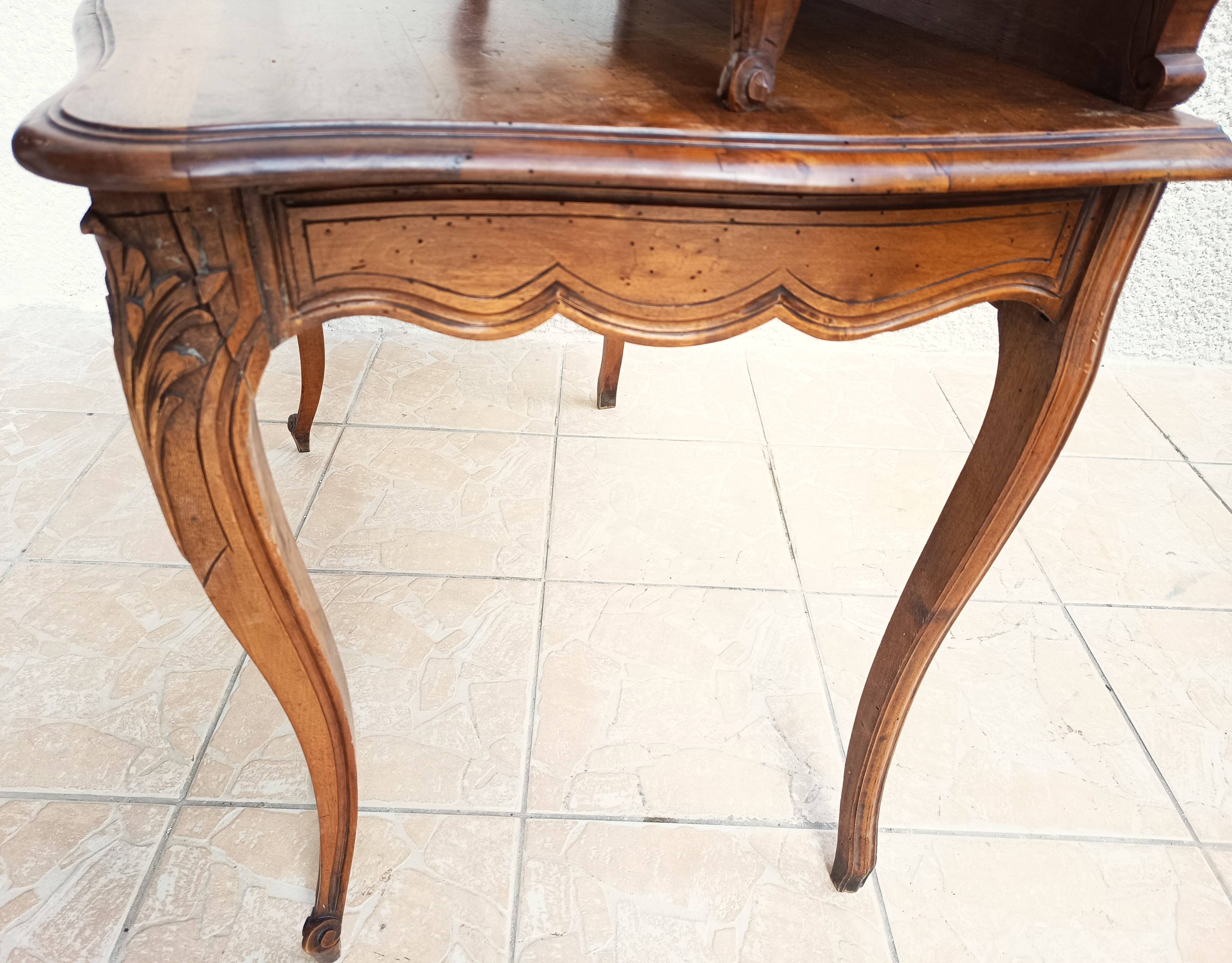 Louis XV walnut desk