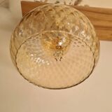 Vintage glass pendant light