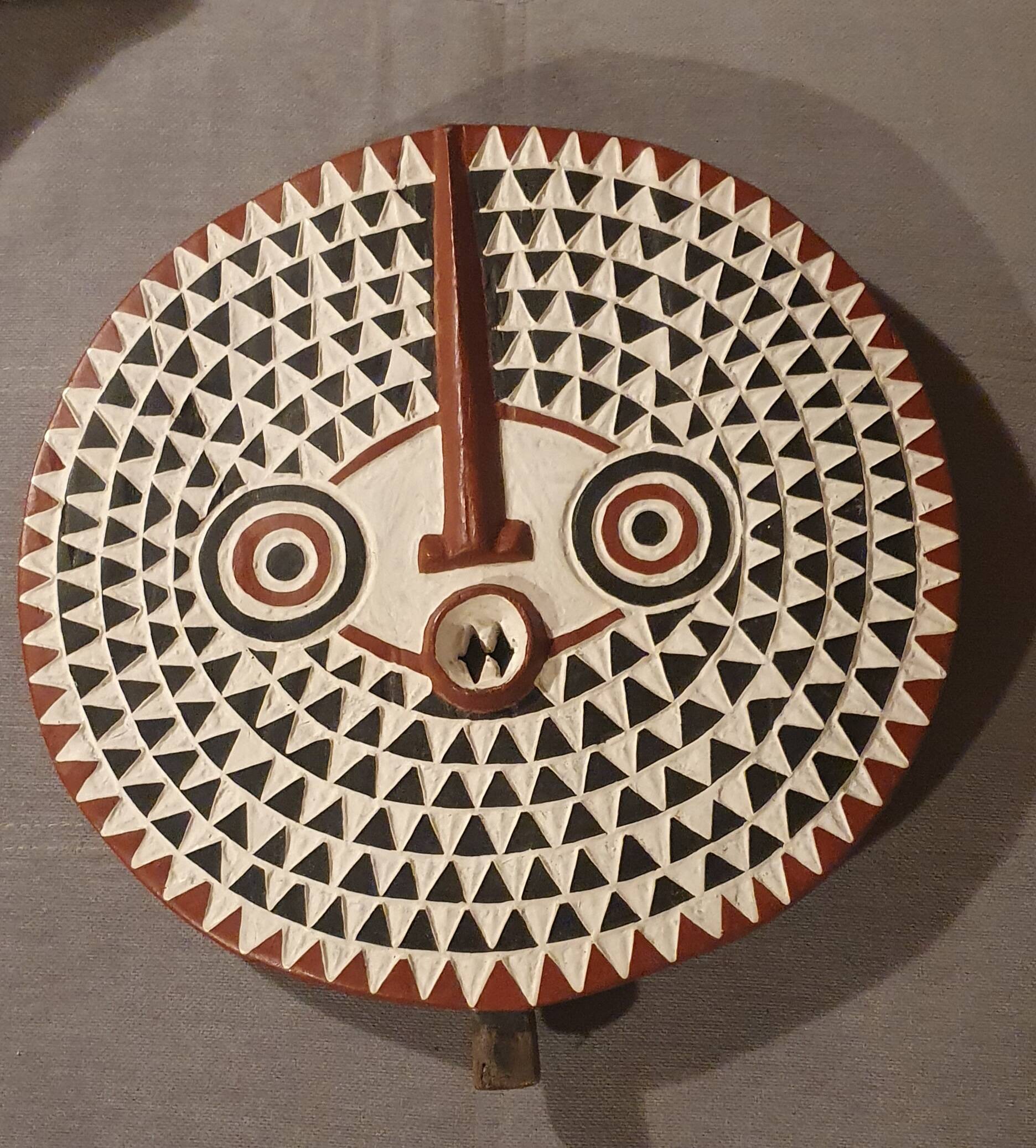 African Bobo sun mask in wood - Mali