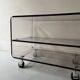 Hi-fi cabinet / coffee table in plexiglass by David Lange, France 1970
