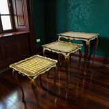 Set of 3 vintage nesting tables / side tables