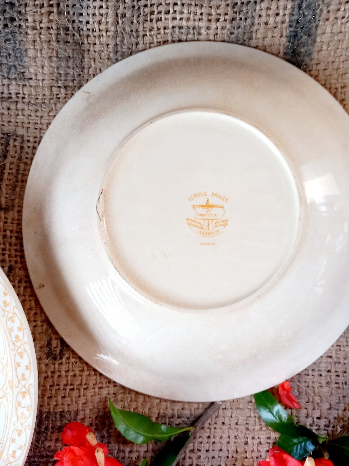 Assiettes semi creuses x2 Bruges