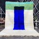 Handmade pure wool rug, size 150 x 250 cm.