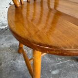 Set of 6 Honey Brown Solid Beech Wood Dining Chairs by De Ster Gelderland, 1960s