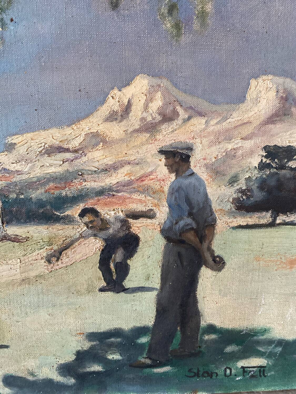 Petanque players signed