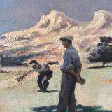 Petanque players signed