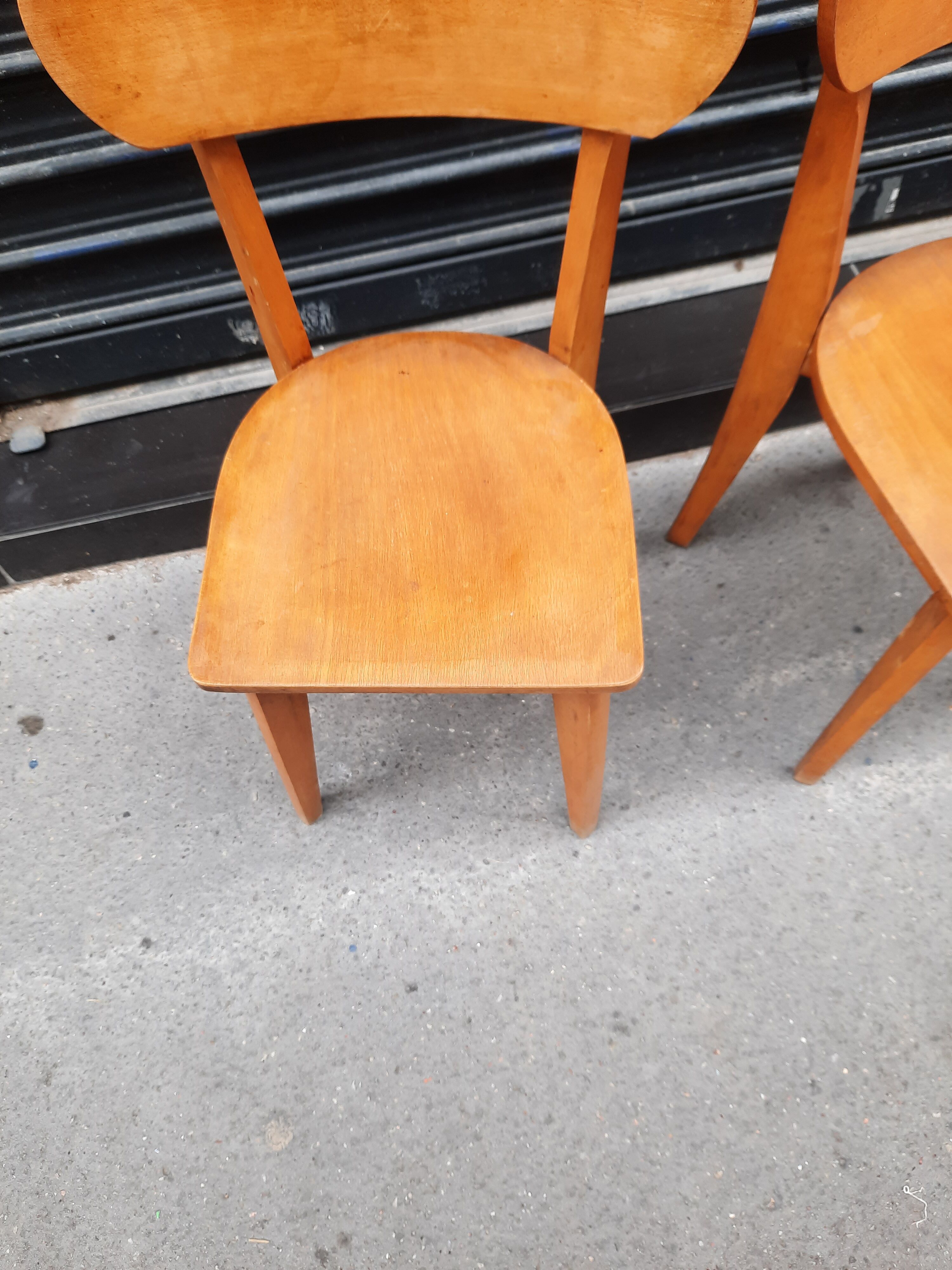 Paire de chaises bistrot vintage