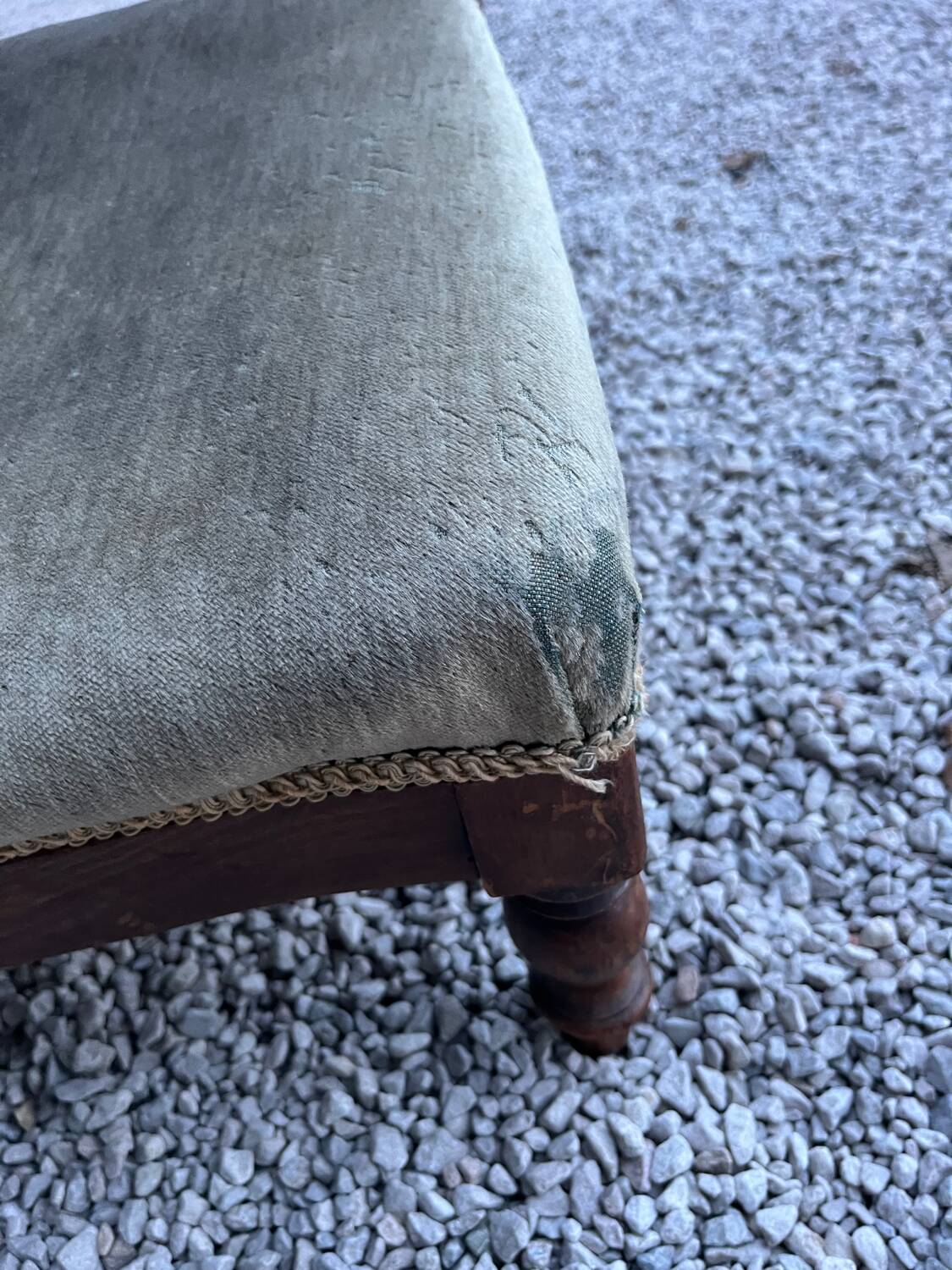 19th century prie-dieu chair