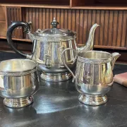 Silver-plated English service by Mappin & Webb from the 1930s.