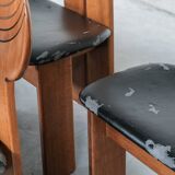 Set of Six 'Africa' Mid-Century Italian Dining Chairs by Scarpa