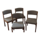 Set de 4 chaises baumann année 1970
