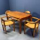 CJ Rosengaarden pine wood dining set - set of 5 - 1970s
