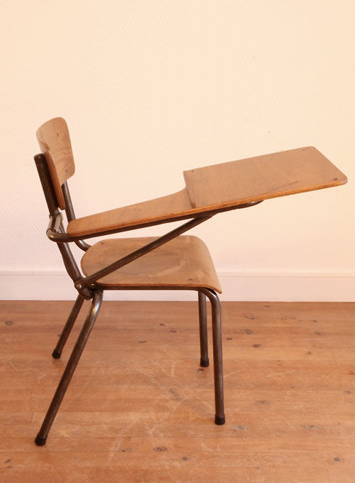Vintage-written conference and exam chair.
