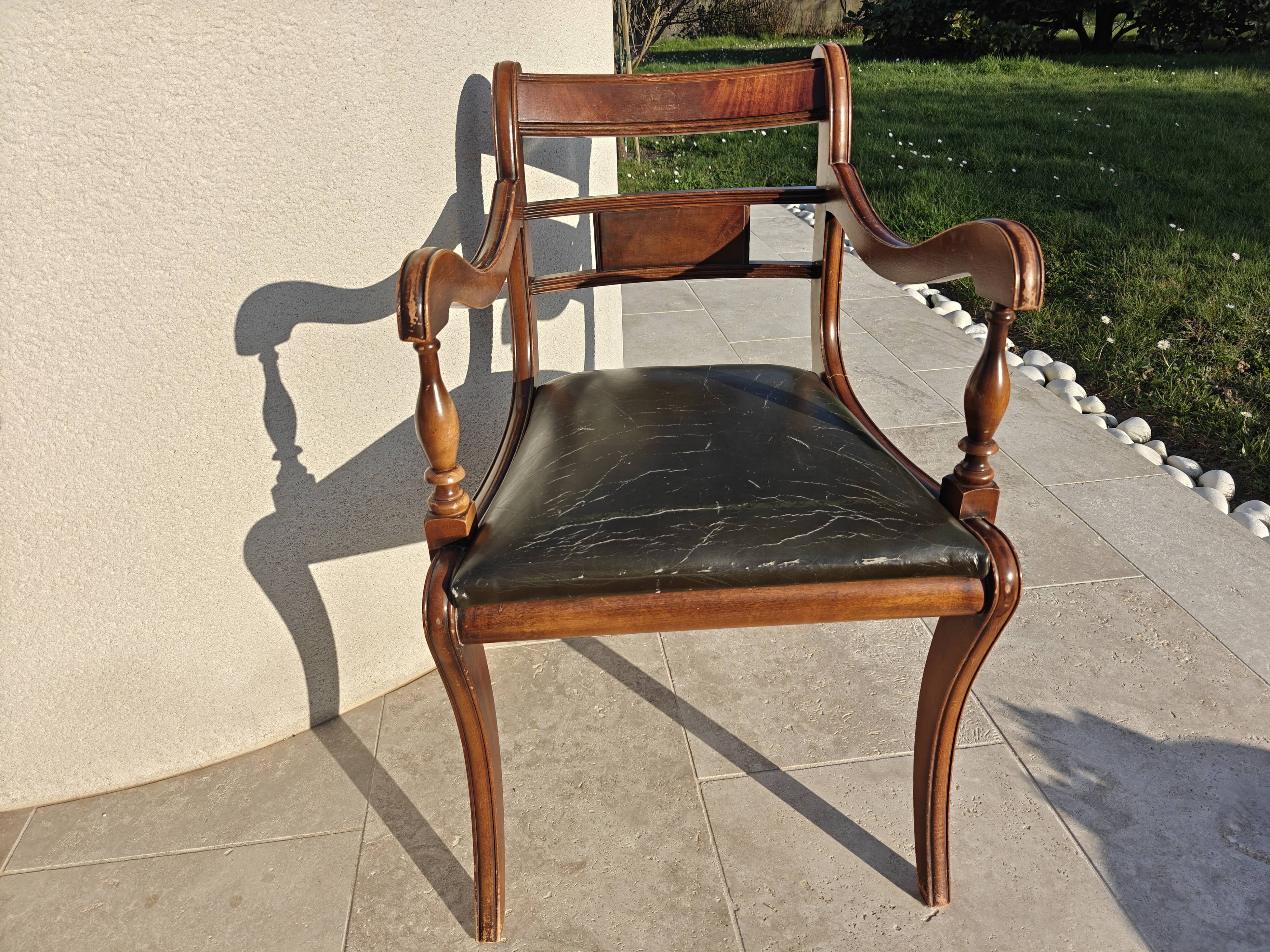 Victorian style armchair