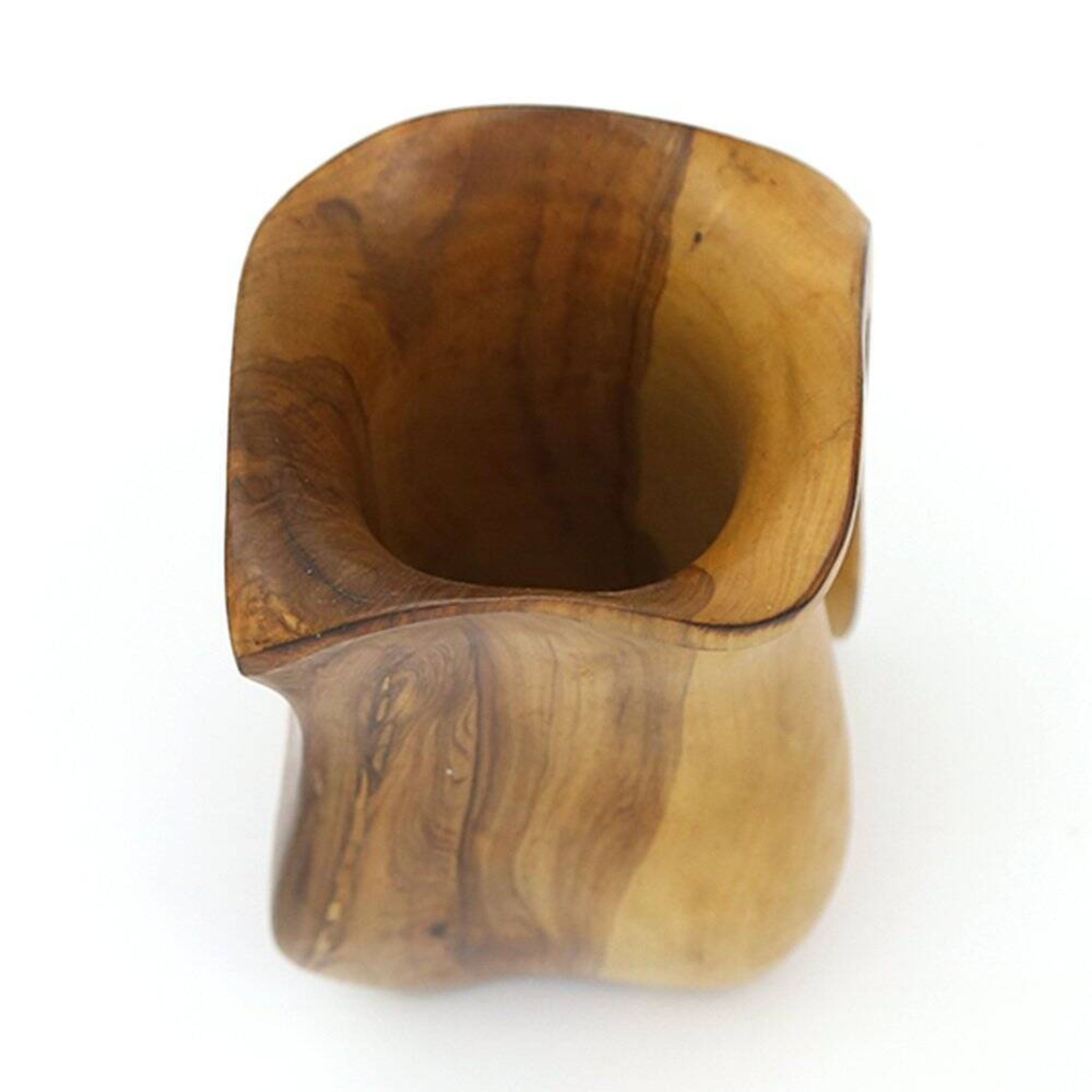 Carved wooden pitcher in the style of Alexandre Noll, 1960s.