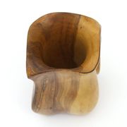 Carved wooden pitcher in the style of Alexandre Noll, 1960s.