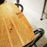 Retractable foot step ladder