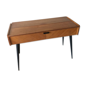 Bureau ou console vintage années 60 pieds compas