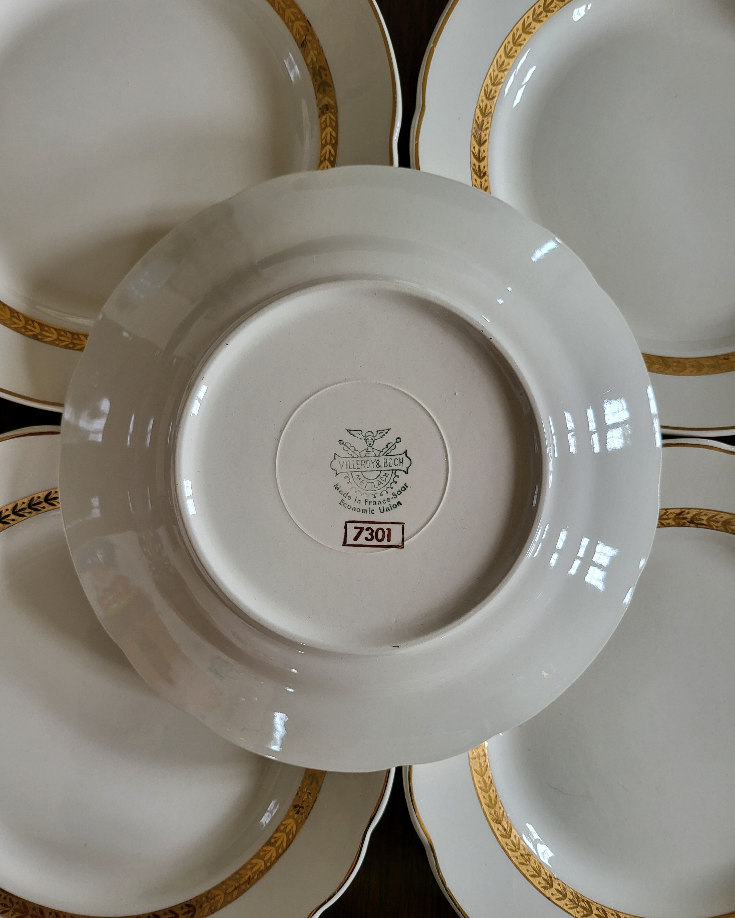 10 dessert plates Villeroy & Boch Model 7301