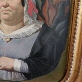 Peinture du xixème, portrait de femme