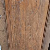 Ancienne armoire Art déco en teck birman