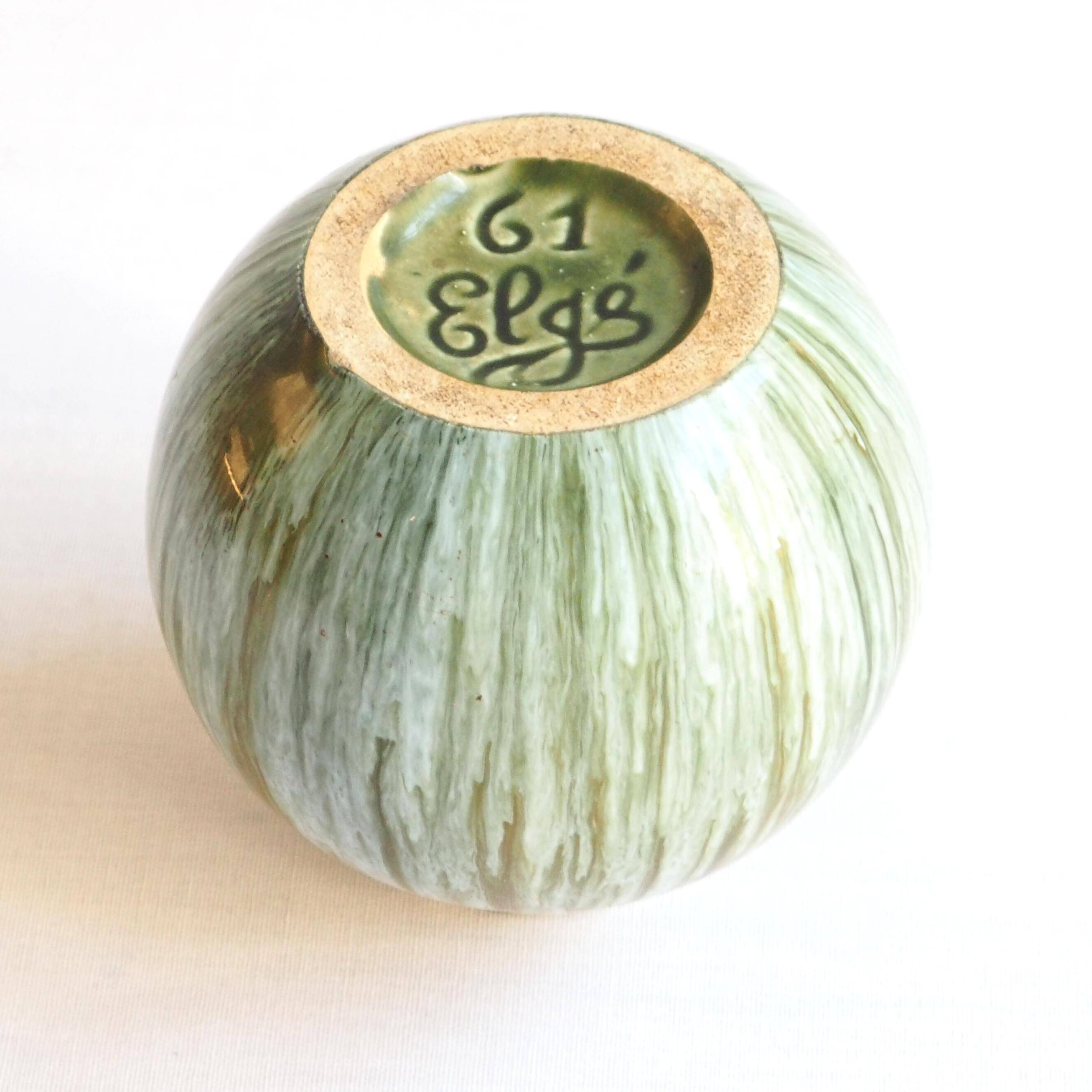 Elgé art deco ball vase