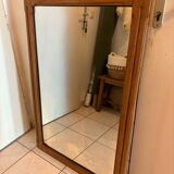 Oak wall mirror