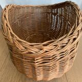 Wicker basket without handle