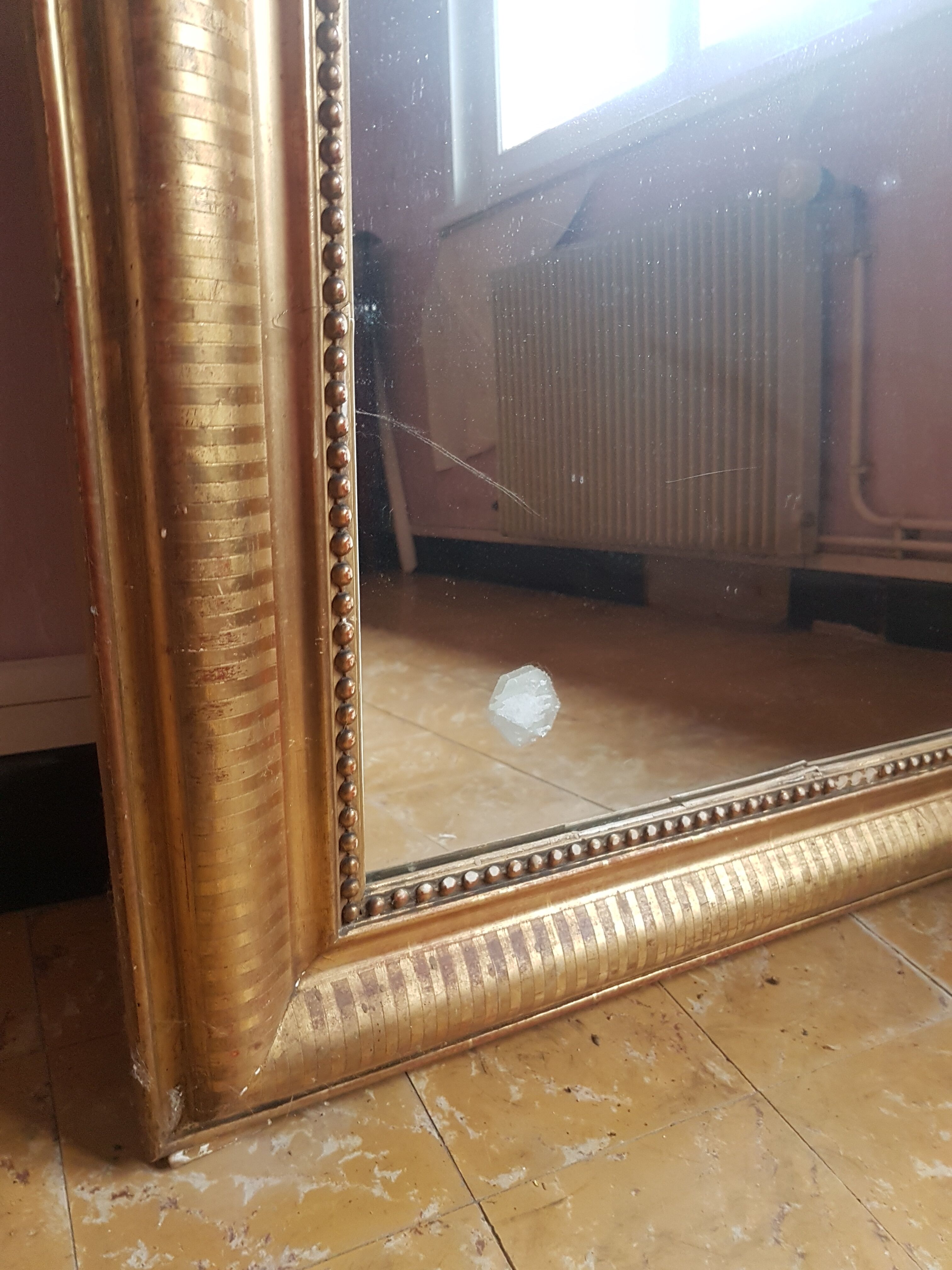 Large mirror gilded louis Philippe 137 x 97cm