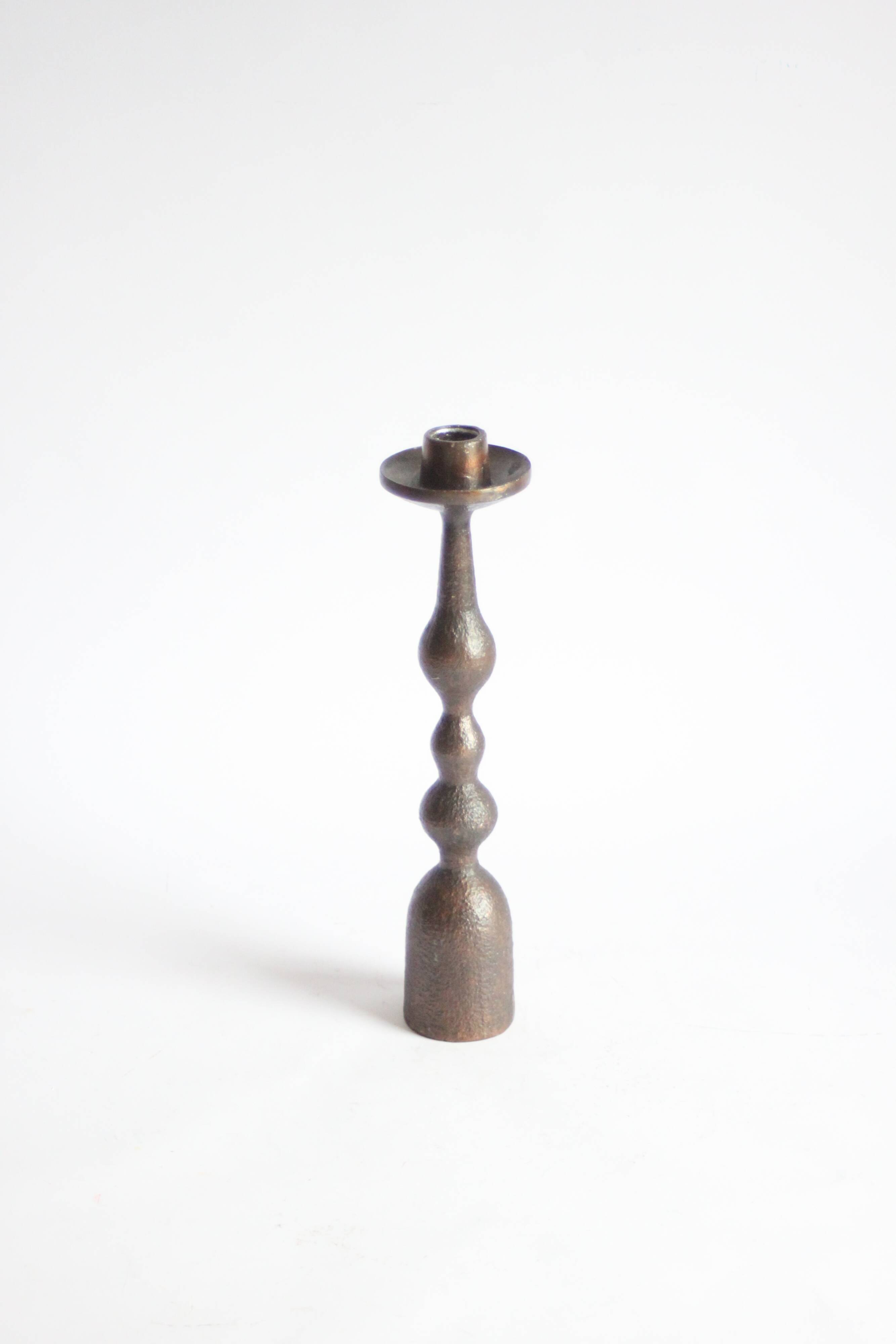 Brutalist candle stick, 1970s