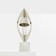 Jacques Charles Ogive Lamp for Maison Charles nickel-plated metal 1965