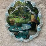 Venetian mirror Murano 1950 53x58cm
